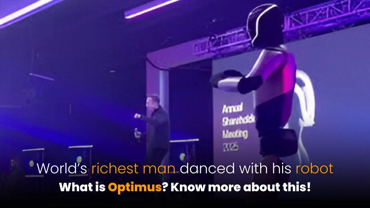 The world’s richest man danced with his robot what is Optimus, and why did it dance?