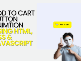 Add to cart Button Animtion using html, css and javascript