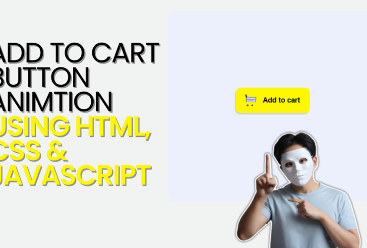 Add to cart Button Animtion using html, css and javascript