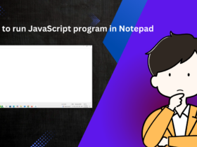 How to run JavaScript program in Notepad​