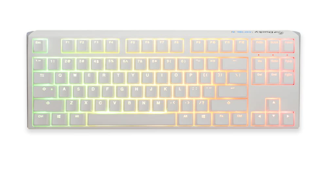 Ducky Channel One 3 Tkl Pure White Hotswap Rgb Mechanical Keyboard