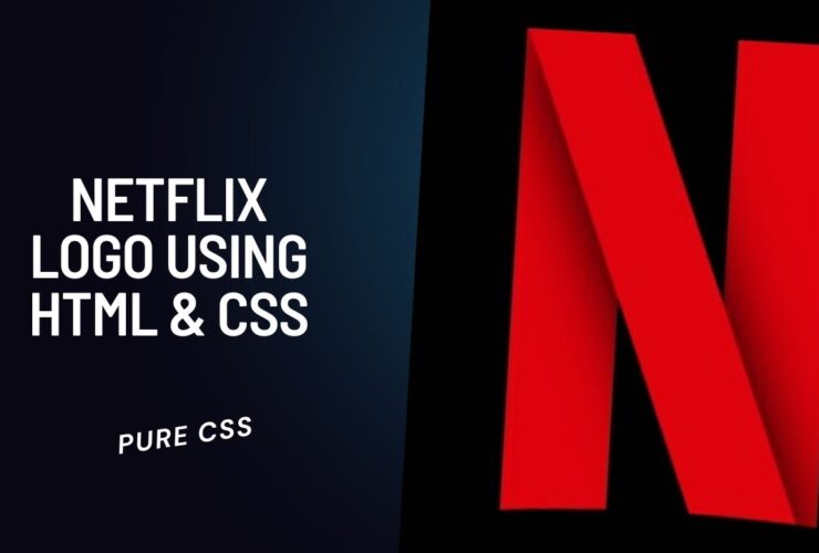 Netflix Logo using HTML & CSS Pure CSS Logo